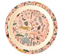RICE Plato para niños Rice Jungle animals Coral-multi