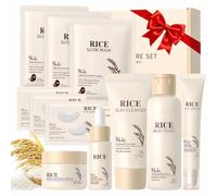 Rice Skincare Kit, Kit Skincare Facial Mujer Completo, Skin Care Set