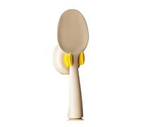 Rice Spoon, Stand Scooper, Suction Cup Base, Anti Slip Handle, Non Stick Exterior, White, Cooking Accessory, Excellent for Daily Meal Prep and Kitchen Organization