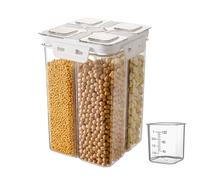 Rice Storage Container - Grain Food Bucket, Leak-Resistant Dry Food Dispenser, Kitchen Pantry Storage Bin | Household Foods Organization, Countertop Storages Solution for rice, grains, cereals, beans