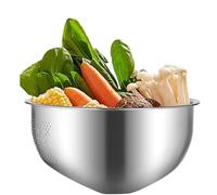 Rice Strainer - 22,5 x 11,5 cm Stainless Steel | Rice Washing Bowl - Washing Bowl | Wash Vegetables And Fruits - Colanders For Home Garden Restaurant Camping Meal Prep Kitchen Household