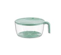 Rice Strainer, Beans Washer Strainers And Rice Washer Strainer Bowl with Cover Rice Cleaner for Veg