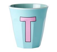 RICE Taza melamina Rice mediana letra T 30 cl Mint
