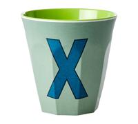 RICE Taza melamina Rice mediana letra X 30 cl Khaki