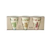 RICE Tazas pequeñas Rice melamina. 6-pack Jungla Dulce