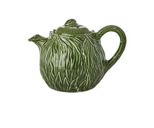 RICE Tetera de cerámica Rice 1.6 L Embossed kale design