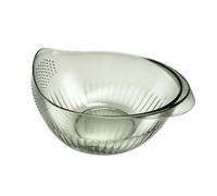 Rice Washer Strainer Bowl With Fine Holes Ergonomic Kitchen Colander