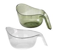 Rice Washing Bowl And Strainer, Multipurpose Rice Strainer Bowl With Handle, Rice Rinser Strainer For Vegetables And Fruits (Collection)