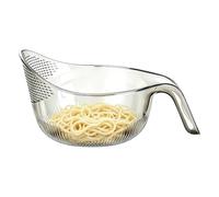 Rice Washing Bowl, Fruit Cleaner Colander, Kitchen Strainer with Handle