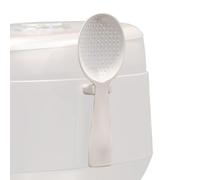 RiceCooker Serving Spoon - 21x8.5x9cm Mixing Spatula With Magnetic Rack | Heat Resistant RicePaddle, Kitchen Tool For Home, Restaurant, Hotel, Cooking, Serving Rice, Durable, Non-Stick, Easy To