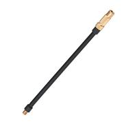 Riceel Extensión de válvula de 40 cm, universal flexible para válvula de neumático, extensor de válvula de neumático de goma flexible, 2 en 1, tubo de inflado para bicicleta, coche, moto, neumático de