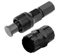 Riceel Extractor de brazo de manivela y 2 en 1 para bicicleta, herramienta de casete, extractor de manivela, extractor de piñón, accesorio para quitar 12 dientes, anillos de bloqueo de caja de dinero