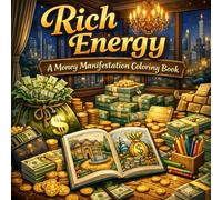 Rich Energy: A Money Manifestation Coloring Book with Affirmations for Adults: A Stress-Relief Coloring Book for Manifesting Abundance and Wealth (Post Grad Money Coloring Books)