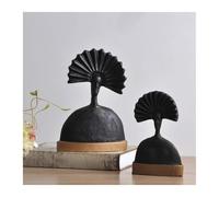 Rich Iron Decoración de Habitaciones Escultura de ángel con Apariencia Bronce, Estatua Metal Sencilla, decoración Mesa for el hogar Divertidos Accesorios de Escritorio(12.5x3.5x19.5cm(5x1x8in))