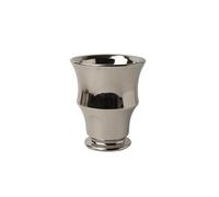 Rich Iron Macetas Maceta de cerámica con Drenaje, florero Plateado Moderno Base Pedestal Decoración primaveral