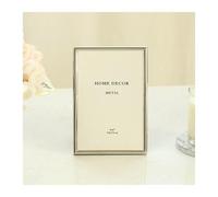 Rich Iron Marcos de fotos únicos plata tablero y del montaje en la pared de los marcos 6x8 for galería Regalos para el hogar(Silver,4x6)