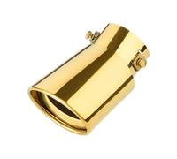 (Rich money)Stainless Steel Auto Exhaust Muffler Tip Chrome Finish Universal for Most Vehicle Models