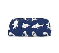 Rich&Rabbit Bolsa de maquillaje portátil con cremallera y varios patrones de peces marinos, bolsa de almacenamiento de viaje para uso diario, Oro, Talla única