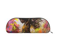 Rich&Rabbit Dance With Music Print - Bolsas versátiles con cremallera para cosméticos, accesorios pequeños, bolsas de almacenamiento para piezas pequeñas, Oro, Talla única