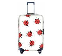 Rich&Rabbit Funda protectora de equipaje de viaje con estampado de infinitos patrones moteados, lavable, funda protectora de equipaje (18-32 pulgadas), Blanco, M