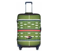 Rich&Rabbit Funda protectora de equipaje de viaje lavable con estampado de campo de fútbol americano y pelota (18-32 pulgadas), Blanco, XL