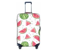 Rich&Rabbit Funda protectora de equipaje de viaje lavable con estampado de frutas frescas de sandía (45,7-81,2 cm), Blanco, L