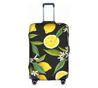 Rich&Rabbit Funda protectora de equipaje de viaje lavable con estampado de limón amarillo (45,7-81,28 cm), Blanco, M