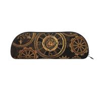 Rich&Rabbit Gears Clock Bronze Century Print - Bolsas versátiles con cremallera para cosméticos, accesorios pequeños, bolsas de almacenamiento para piezas pequeñas, plateado, Talla única