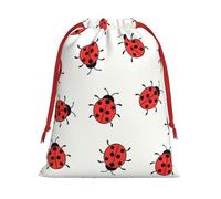 Rich&Rabbit Infinite Speckled Patterns Print Christmas Drawstring Gifts Bags Christmas Party New Year Holiday Gift Bags