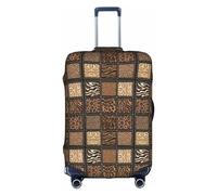 Rich&Rabbit Wild Zoo - Funda protectora lavable para maleta, diseño de zoológico (18-32 pulgadas), Blanco, XL