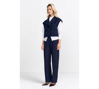 Rich & Royal Boucle Waistcoat Oversized Midnight Blue Talla: 36 | Chaquetas Outlet | Mujer | Azul