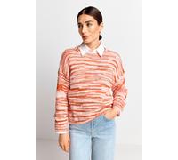 Rich & Royal Boxy Space Dye Crew Cherry Tomato Talla: XS | Jerséis de Punto Outlet | Mujer | Rojo