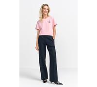 Rich & Royal Boyfriend Sparkle Organic Shirt Strawberry Cream Talla: L | Camisetas de Seda Outlet | Mujer | Blanco