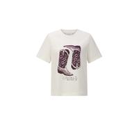 Rich & Royal Camiseta lavanda / blanco, Talla L