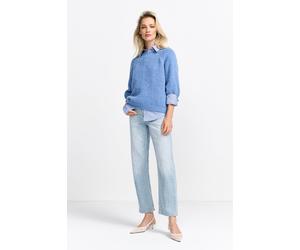 Rich & Royal Chunky Handknit Look Pullover Ocean Blue Talla: S | Jerséis de Punto Outlet | Mujer | Azul