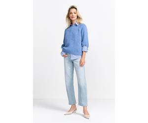 Rich & Royal Chunky Handknit Look Pullover Ocean Blue Talla: S | Sudaderas con Capucha Outlet | Mujer | Azul