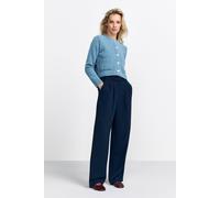 Rich & Royal Crew Neck Cardigan Bouclé Ocean Blue Talla: S | Cazadoras Cropped Outlet | Mujer | Azul