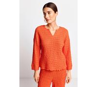 Rich & Royal Crinkled Longsleeve Cherry Tomato Talla: XS | Blusas Outlet | Mujer | Rojo