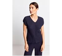Rich & Royal Crinkled Shirt Midnight Blue Talla: M | Blusas Outlet | Mujer | Azul