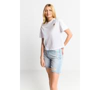 Rich & Royal Crossed Waistband Denim Shorts Organic Denim Blue Talla: 28 | Pantalones Cortos Outlet | Mujer | Azul