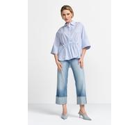 Rich & Royal Culotte Roll-up Denim Organic Denim Blue Talla: 26 | Pantalones Outlet | Mujer | Azul