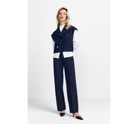 Rich & Royal Culotte With Elastic Tape Midnight Blue Talla: 36 | Pantalones Rectos Outlet | Mujer | Azul