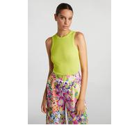 Rich & Royal Ecovero Rib Top Chartreuse Talla: XS | Camisetas de Tirantes Outlet | Mujer | Verde