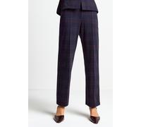 Rich & Royal Jacquard Suit Pants Midnight Blue Talla: S | Pantalones Rectos Outlet | Mujer | Azul