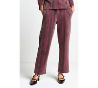 Rich & Royal Jacquard Suit Pants Ruby Red Talla: XS | Pantalones Formales Outlet | Mujer | Rojo