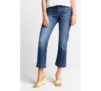 Rich & Royal Kick Flare Mid Satin Denim Denim Blue Talla: W28L32 | Pantalones Anchos Outlet | Mujer | Azul
