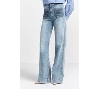 Rich & Royal Marlene Dark Blue Denim Organic Denim Blue Talla: W31L32 | Vaqueros Outlet | Mujer | Azul