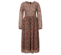 Rich & Royal Maxi Dress Printed With Smock Detail Black Talla: 36 | Vestidos Midi Outlet | Mujer | Negro