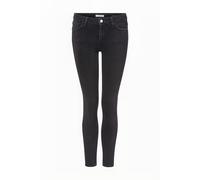 Rich & Royal Midi - Black Satin - Jean Denim Black Talla: W29L32 | Vaqueros Skinny Outlet | Mujer | Negro