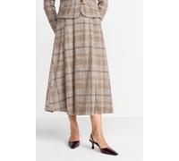 Rich & Royal Midi Jacquard Skirt Caramel Spice Talla: XS | Faldas Midi Outlet | Mujer | Marrón